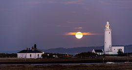 Lighthouse with Full Moon