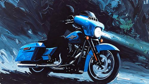 Met de motor door de nacht