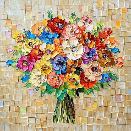 Blühendes Leben: Ein impressionistisches Kunstwerk