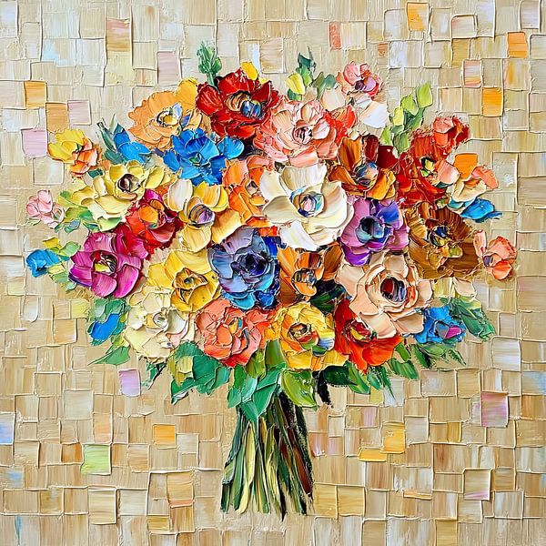 La vie en fleurs : Une œuvre d'art impressionniste par Thea