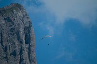 Paragliding boven het Dérochoir gebied - Passy - Haute-Savoie - Frankrijk