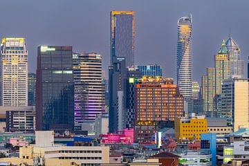 Bangkok skyline by Walter G. Allgöwer