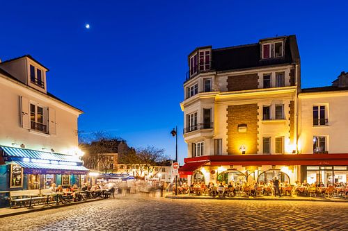 Restaurants à la Place du Tertre sur le Montmartre à Paris