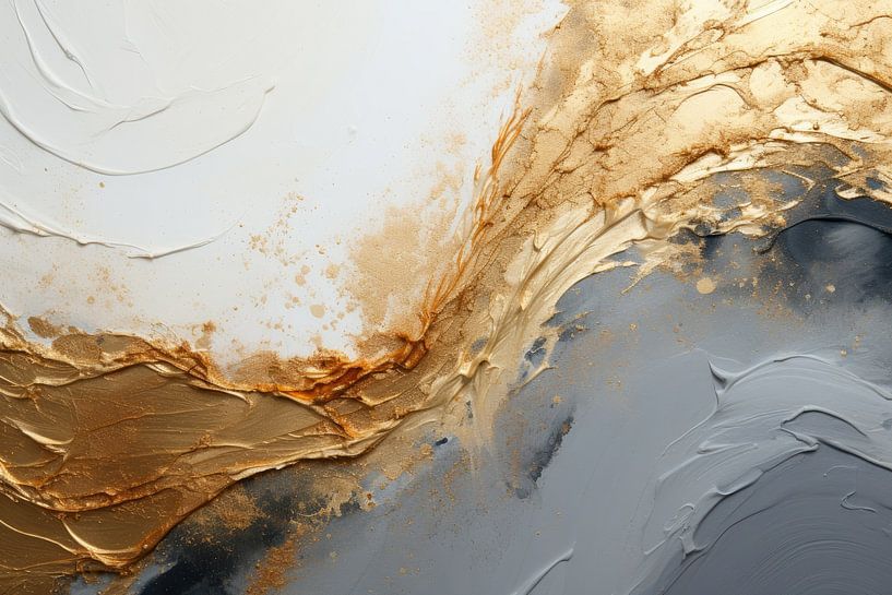 Abstractie tot in de perfectie van Digitale Schilderijen
