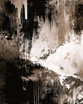 Caverneuze abstractie van Transmutation Art