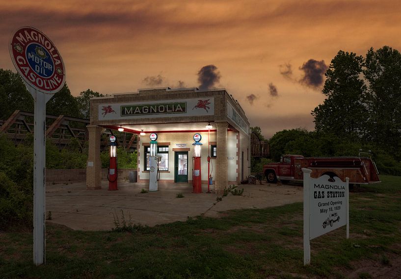 Route 66 Stimmungsplatte von Humphry Jacobs