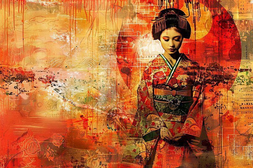 asian fiction portrait by Egon Zitter