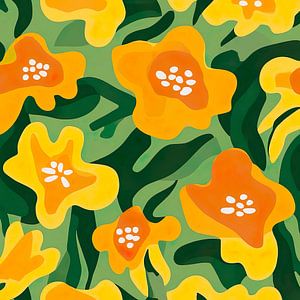 Splendeur florale aux couleurs gaies du printemps