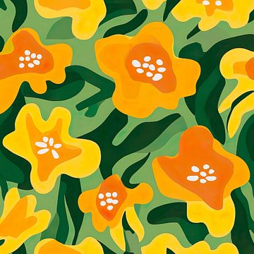 Floral splendour in cheerful spring colours by Lauri Creates