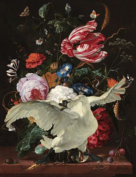 Nature morte avec le cygne (toute l'empreinte)