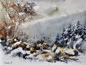 Winter in het bos van pol ledent