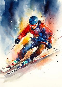 Ski Alpin #Sport von JBJart Justyna Jaszke