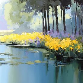 Reflection Gold by Art Whims