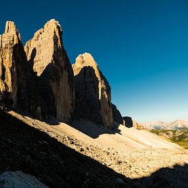 Tre Cime. Three breathtaking peaks in the Dolomites