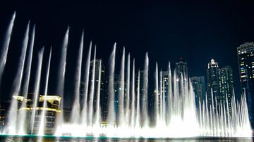 The Dubai Fountain, Burj Khalifa - Dubai by Van Oostrum Photography