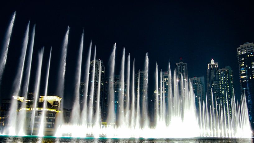 The Dubai Fountain, Burj Khalifa - Dubai von Van Oostrum Photography