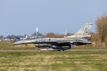 Le F-16C grec sous une lumière parfaite à la base aérienne de Leeuwarden