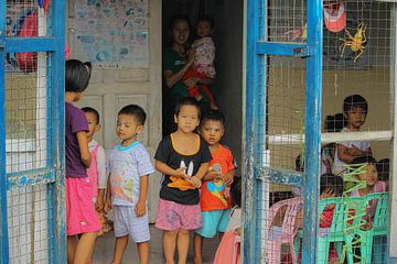 Weeshuis in Myanmar van Phil Buckley