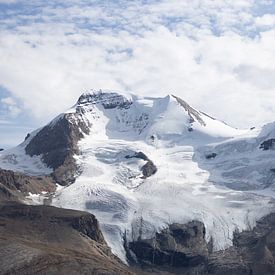 Mount Athabasca with Glacier by Tobias Toennesmann