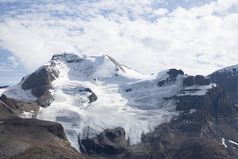 Mount Athabasca with Glacier by Tobias Toennesmann