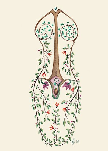 Gaia tree woman