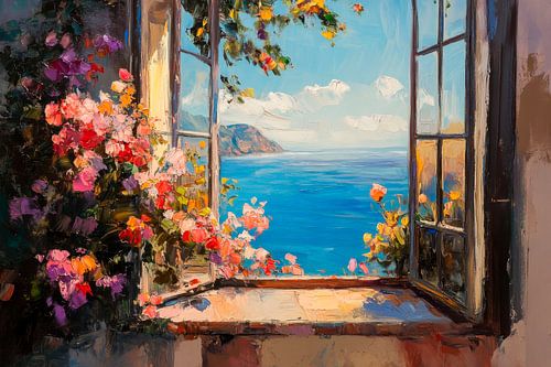 Fensterblick Meer