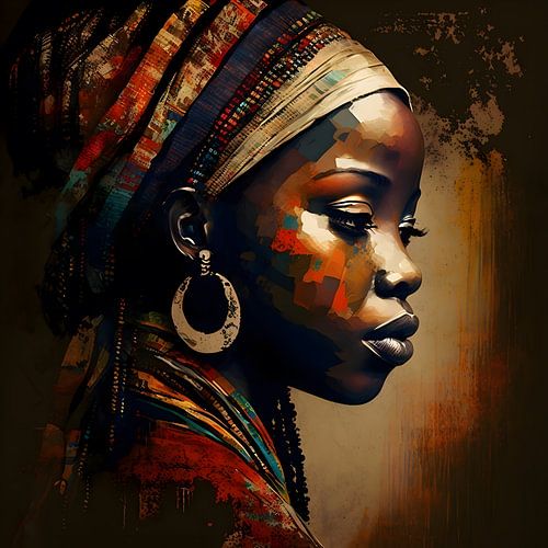 Prachtige Kleurrijke Afrikaanse Tradities