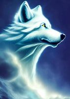 Wolf shaped cloud