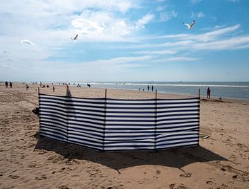 Noordzeestrand bij Katwijk van Kees van den Burg