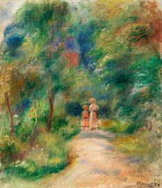 Renoir, Two figures on a path (1906) by Atelier Liesjes