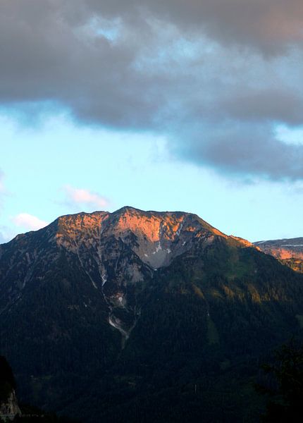Montagne au soleil couchant par Danielle Holkamp