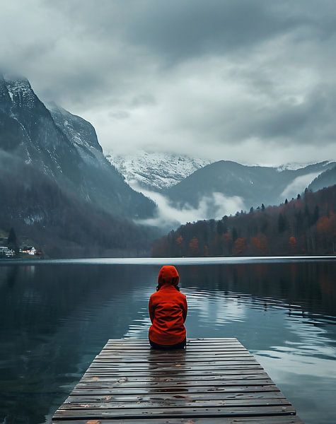 Mystische Stimmung am Bergsee von fernlichtsicht
