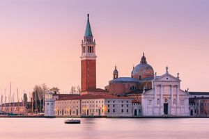 Zonsopkomst San Giorgio Maggiore, Venetië, Italië van Henk Meijer Photography