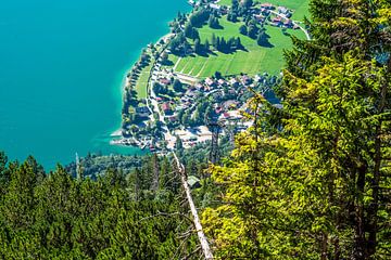 Uitzicht op Walchensee van Thomas Riess