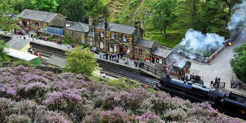 North Yorkshire Moors Railway par Gisela Scheffbuch