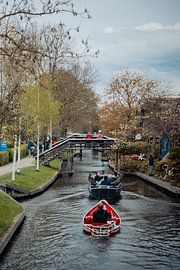 The Red Boat's Path by Mohit Hambiria