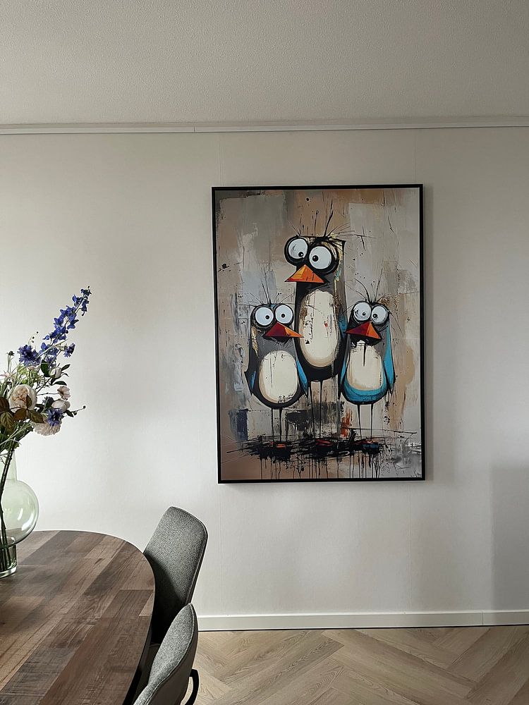 Familie Vogel  von Blickfänger Gemälde 