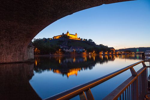 Marienberg Fortress in the evening, Würzburg