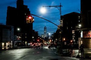 Nachtleben auf den Straßen von New York