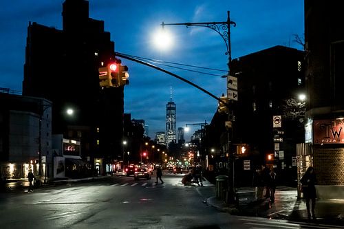 la vie nocturne dans les rues de New York
