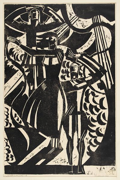 August Babberger - Freunde in der Natur II (1920) von Peter Balan