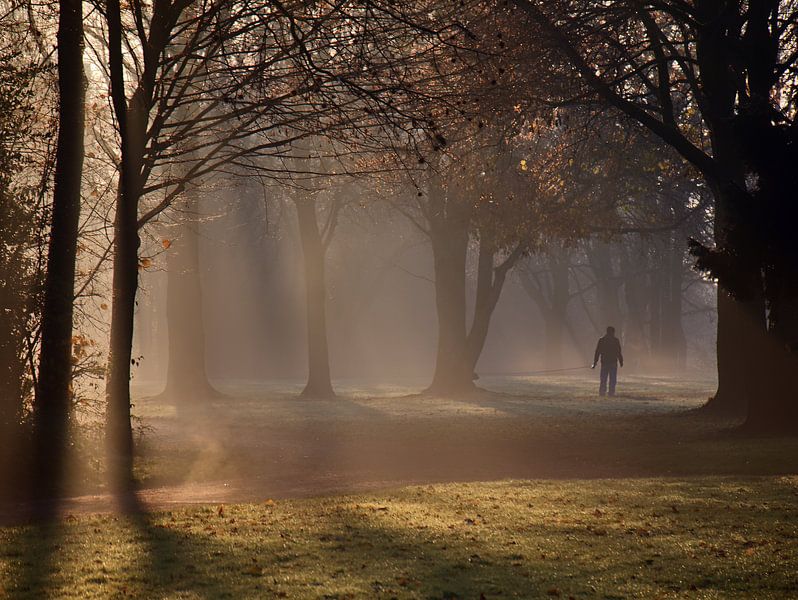 Ochtend mist 13 van Edgar Schermaul