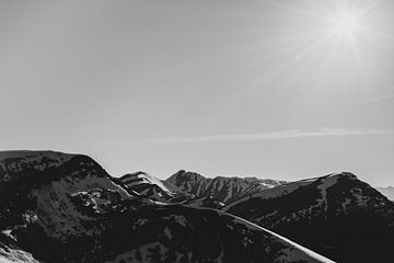Laatste besneeuwde toppen van de Rockies van Eline Huizenga