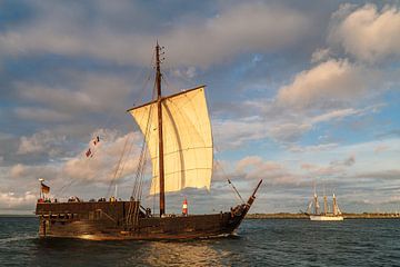 Sailing ships on the Baltic Sea by Rico Ködder