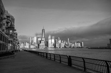 Skyline van het centrum van Manhattan van Karsten Rahn