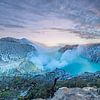 Turquoise mystique - Le cœur du volcan Ijen sur Lex van Doorn
