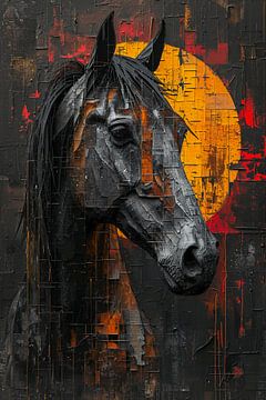 Abstract paard van haroulita