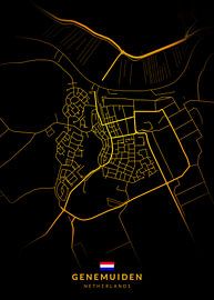 Genemuiden Stadtplan von Kenda Maruyama