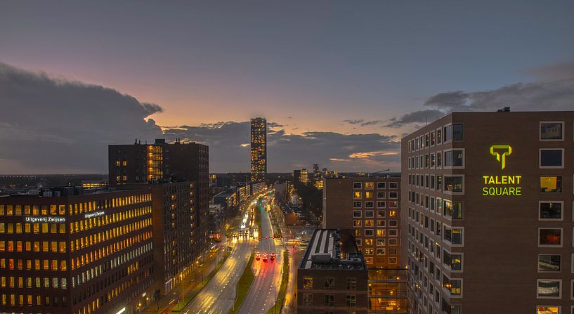 Skyline van Tilburg by Freddie de Roeck