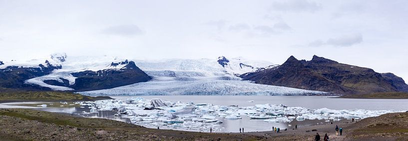 Panorama Vatnajökull glacier by Ferry D